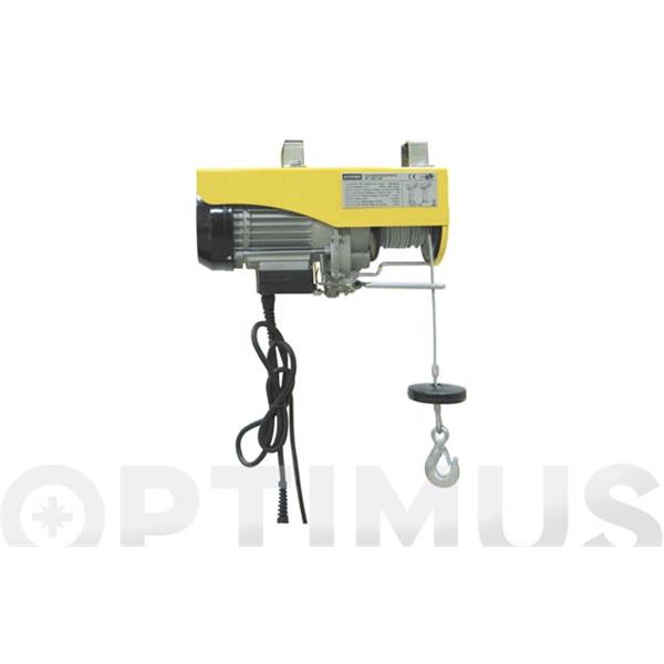 POLIPASTO ELECTRICO CON CABLE DE 12 MT. 200/400 KG 580240 AYERBE