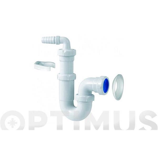 SIFON CURVO EXTENSIBLE ELECTRODOMESTICOS S-118 1-1/2 JIMTEN