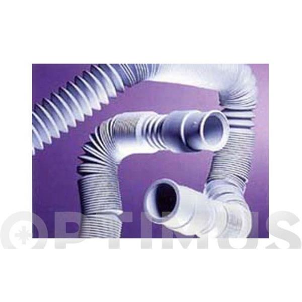 LATIGUILLO DESCARGA LAVADORA EXTENSIBLE DE 0.6 MT HASTA 2 MT DE 19 X 22 UNIVERSAL ESPIROFLEX