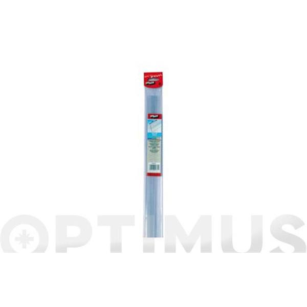 BURLETE BAJO PUERTA ADHESIVO PVC/GOMA 100 CM TRANSPARENTE BRINOX