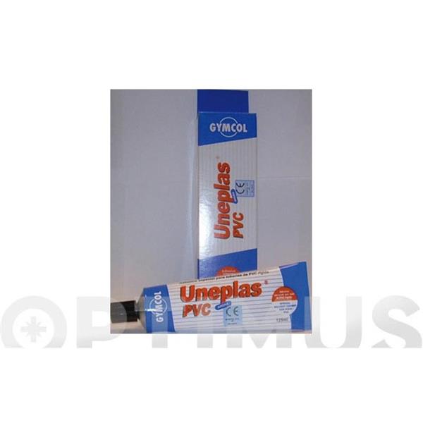 ADHESIVO PARA PVC UNEPLAS EN TUBO 125 ML GYMCOL