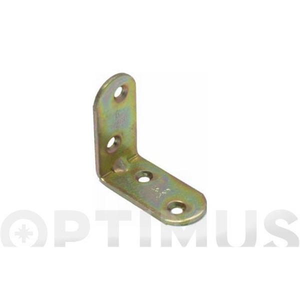 ESCUADRA ANGULO PUNTA REDONDA BICROMATADO E-204 40 X 40 MM ALBERICH