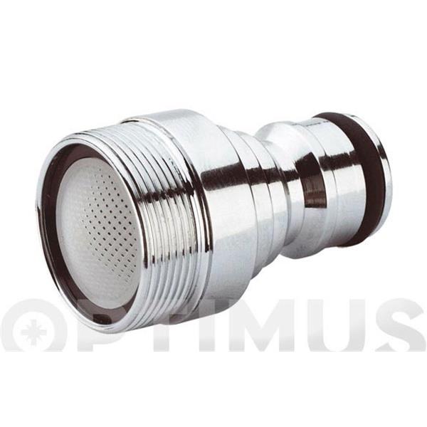 ADAPTADOR GRIFO ROSCA MACHO METRICA 24 PASO 100 A CONEXION RAPIDA RIEGO ALTADEX