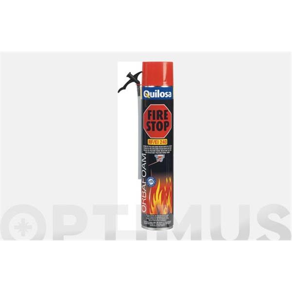 ESPUMA DE POLIURETANO IGNIFUGA FIRE STOP CON CANULA 750 ML QUILOSA