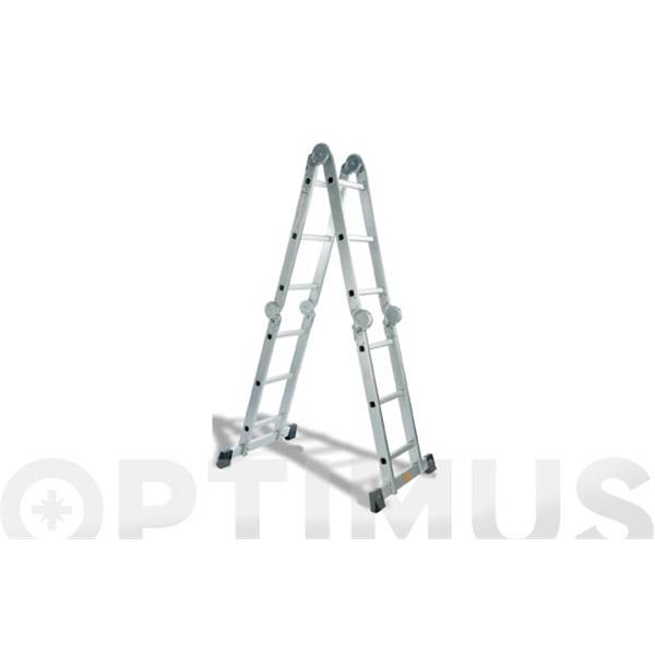 ESCALERA , ANDAMIO MULTIPOSICION ALUMINIO EMA 3 CON PLATAFORMA 1.72 TIJERA , 3.46 TOTAL CODIVEN
