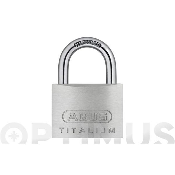 CANDADO TITALIUM ARCO NORMAL 54TI/50 50 MM LLAVES IGUALES ABUS 