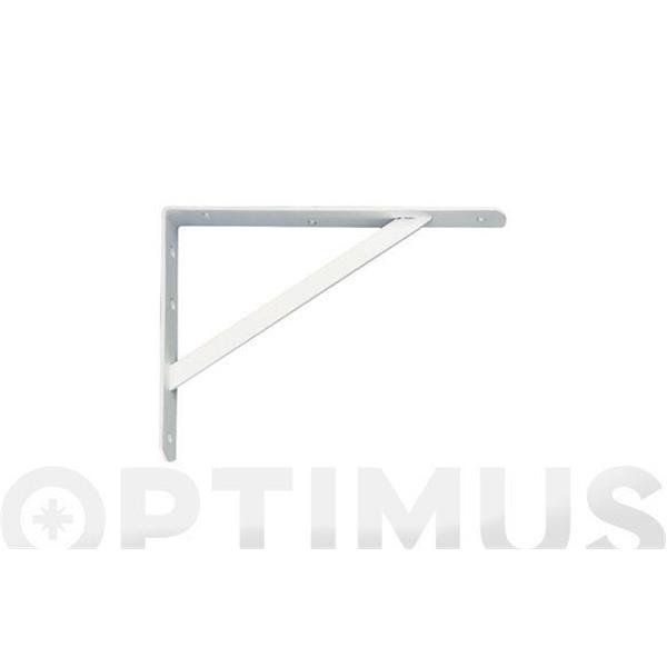ESCUADRA ACERO 400 X 275 MM REFORZADA MODELO  BLANCO AMIG