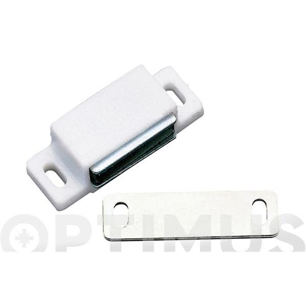 CIERRE IMAN MUEBLE MODELO 5 43  X15 MM BLANCO 2 UDS AMIG