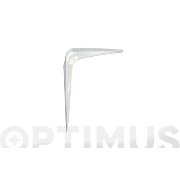 ESCUADRA SOPORTE ACERO MODELO 1 BLANCO 150 X 125 MM AMIG