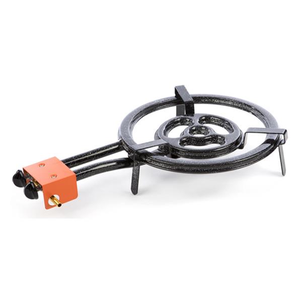 PAELLERO PLANO GAS BUTANO/PROPANO L-40-40 CM 3 AROS GARCIMA