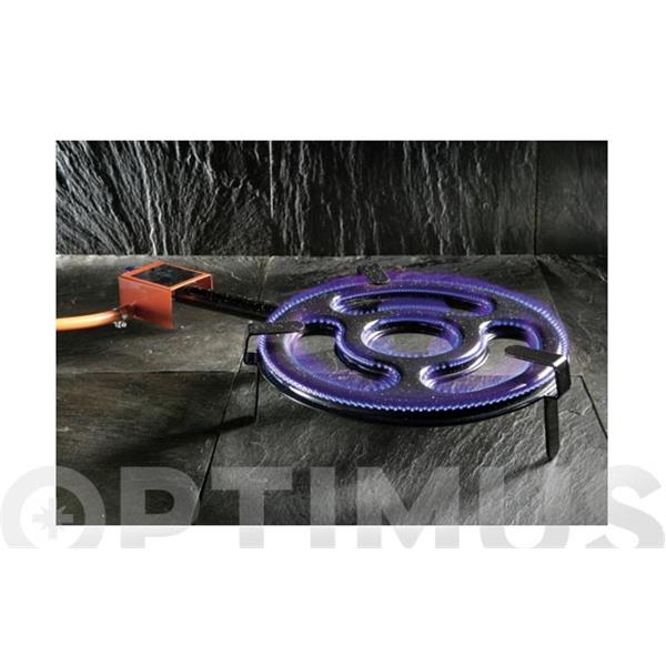PAELLERO PLANO GAS BUTANO/PROPANO L-30- 30 CM PARA PAELLAS 46-50-55 CM GARCIMA