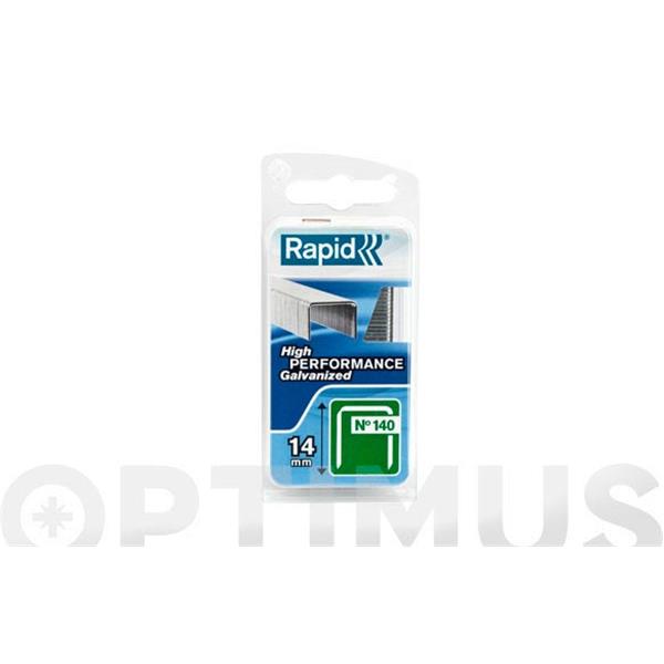 GRAPAS 140/14 MM. ACERO GALVANIZADO 650 UDS ESPECIAL IRONSIDE