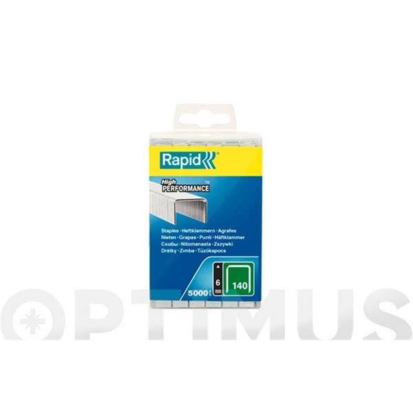 GRAPAS 140/6 MM. ACERO GALVANIZADO 5.000 UDS ESPECIAL IRONSIDE 
