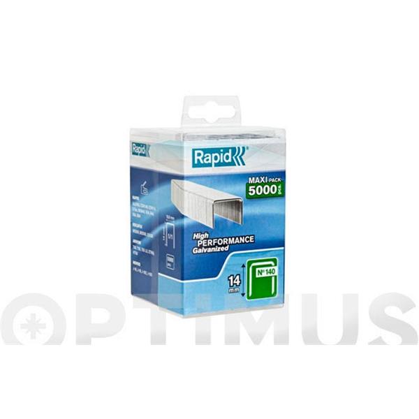 GRAPAS 140/14 MM. ACERO GALVANIZADO 5.000 UDS ESPECIAL IRONSIDE