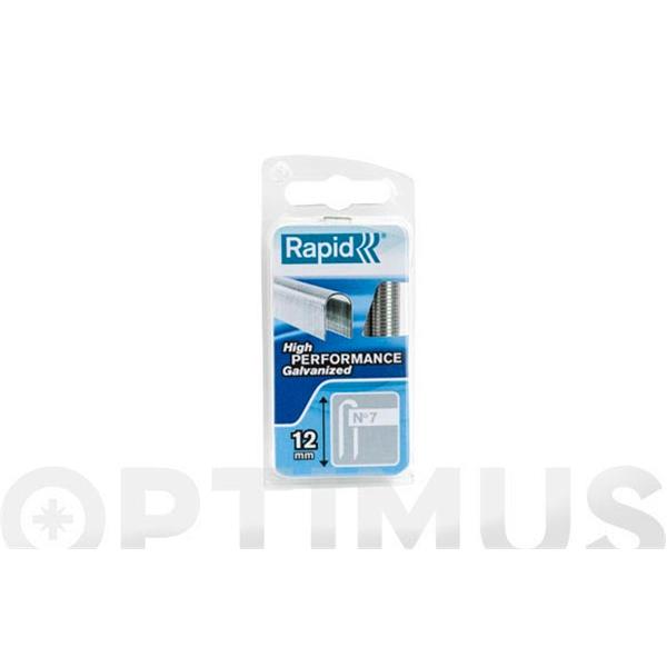 GRAPAS PARA CABLE ACERO GALVANIZADO 7/12 MM., 960 UDS. ESPECIAL IRONSIDE ESSELTE
