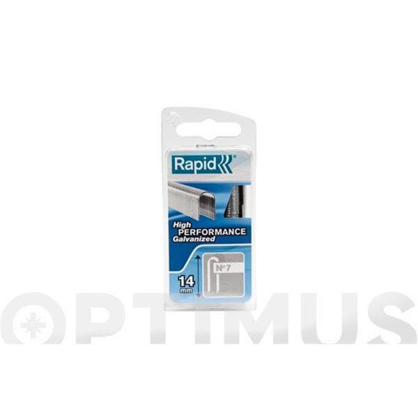 GRAPAS PARA CABLE ACERO GALVANIZADO 7/14 960 UDS ESSELTE 