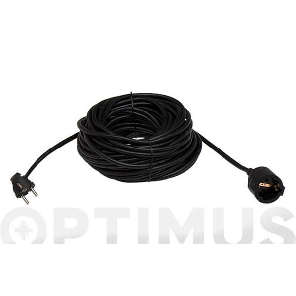 PROLONGADOR CABLE NEGRO 3 X 1,5 16 AMP. 3 MT NEGRO FAMATEL .