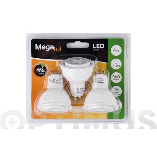 DICROICA ALUM LED 4W-360LM (3UNI) GU-10