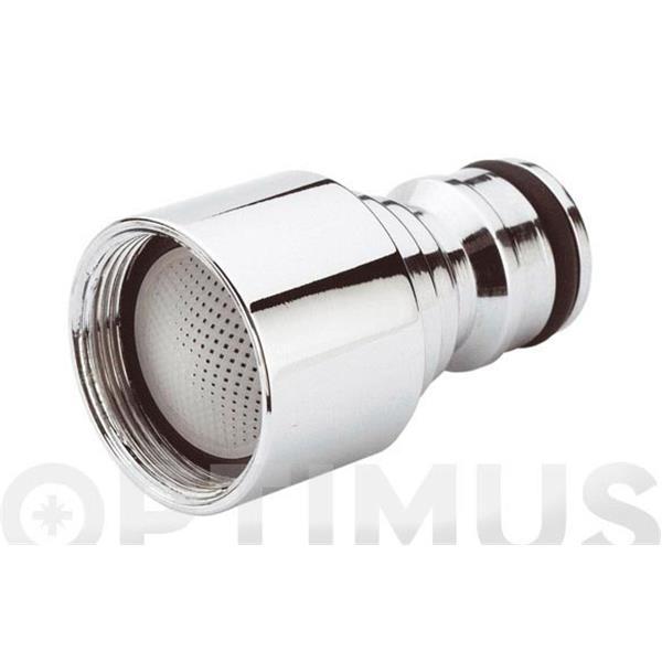 ADAPTADOR GRIFO ROSCA HEMBRA METRICA 24 PASO 100 A CONEXION RAPIDA RIEGO ALTADEX