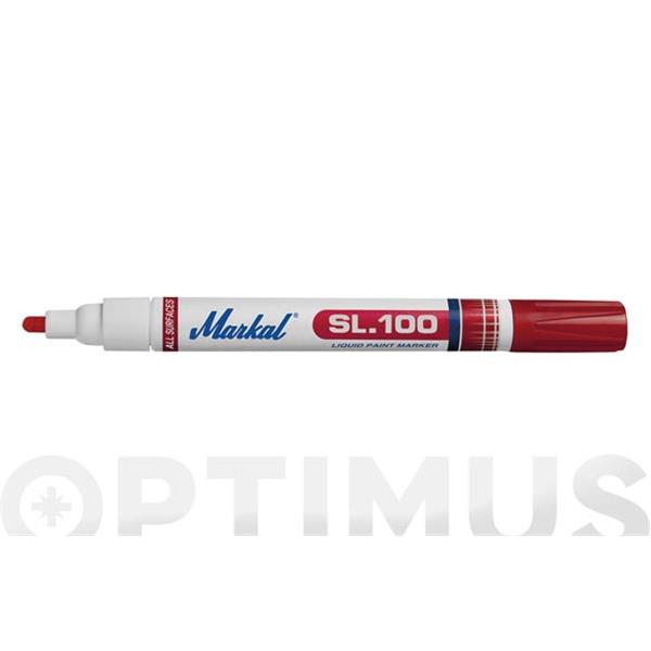 ROTULADOR PERMANENTE DE PINTURA SL-100 ROJO MARKAL