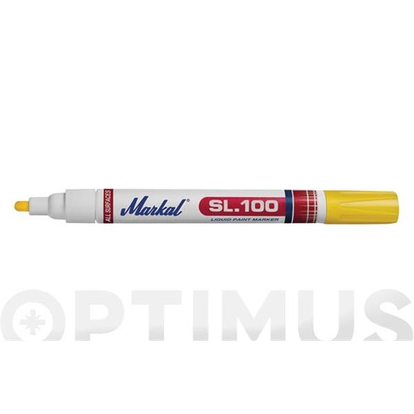 ROTULADOR PERMANENTE DE PINTURA SL-100  AMARILLO MARKAL