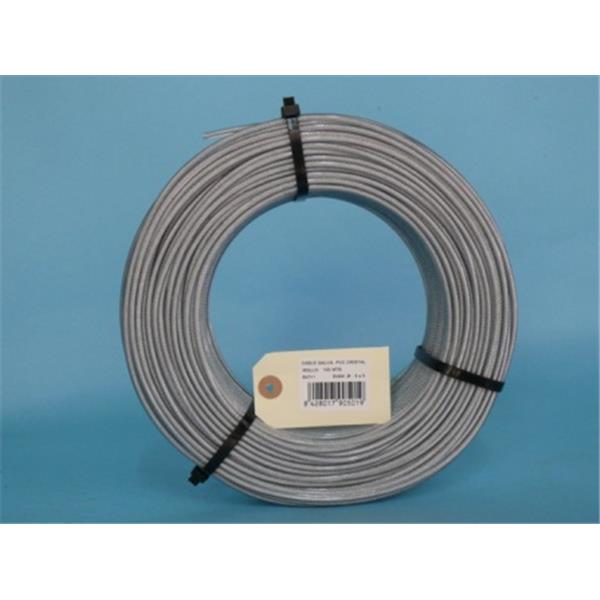 CABLE ACERO &Oslash; 3 X 5 MM 6X7+1 PLASTIFICADO