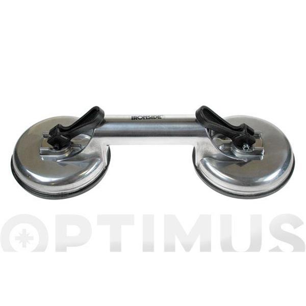 VENTOSA SUJECCION DOBLE EN ALUMINIO 50 KG 115 MM IRONSIDE