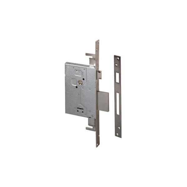 CERRADURA SEGURIDAD 3 PUNTOS NIQUELADA GOLPE Y LLA 60 MM/BORJAS 4 VUELTAS /VARILLAS OPCIONALES  CISA