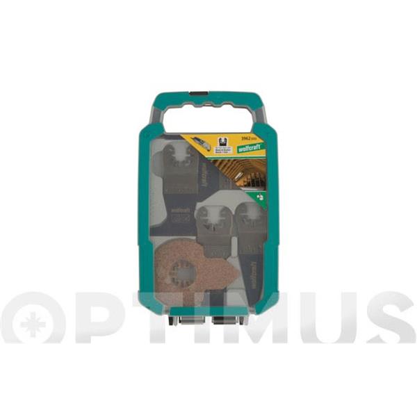 HOJA SIERRA MULTIHERRAMIENTA SET 5 PIEZAS WOLFCRAFT