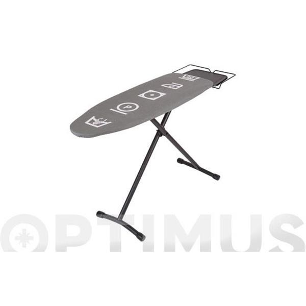 MESA PLANCHAR FAST PRO METAL PARA CENTRO DE PLANCHADO 125 X 41 CM GRIS AMBIT 