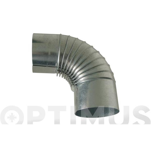 CODO CHIMENEA &Oslash; 120 MM 90&ordm; GALVANIZADO