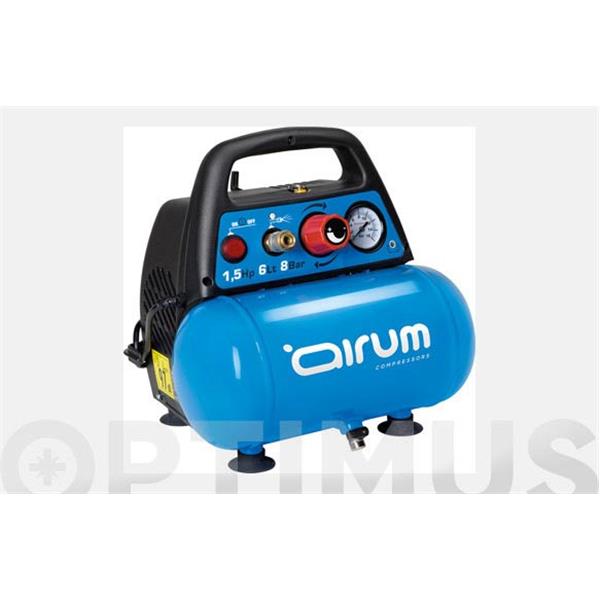 COMPRESOR S/ACEITE NEW VENTO OL 195-1,5 HP 6 LITROS AIRUM