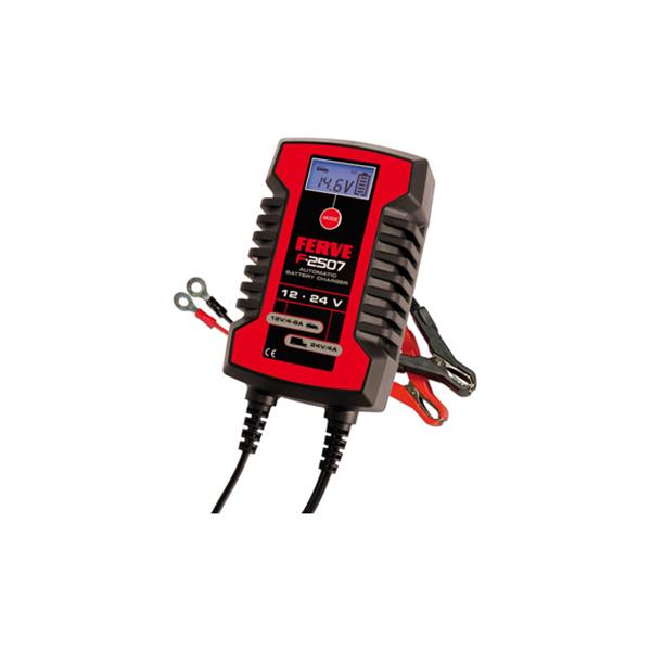 CARGADOR BATERIAS HF 12 VO. 7 A AMP MIN. 14 Ah / MAX. 230 Ah FERVE
