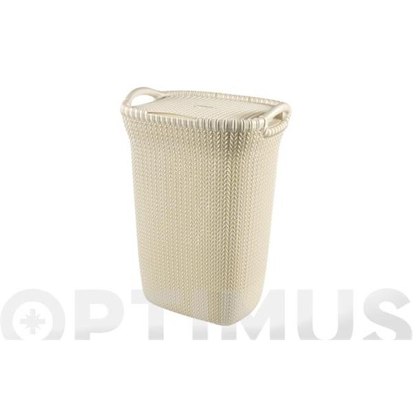 PONGOTODO KNIT HAMPER 57 LT BLANCO CURVER