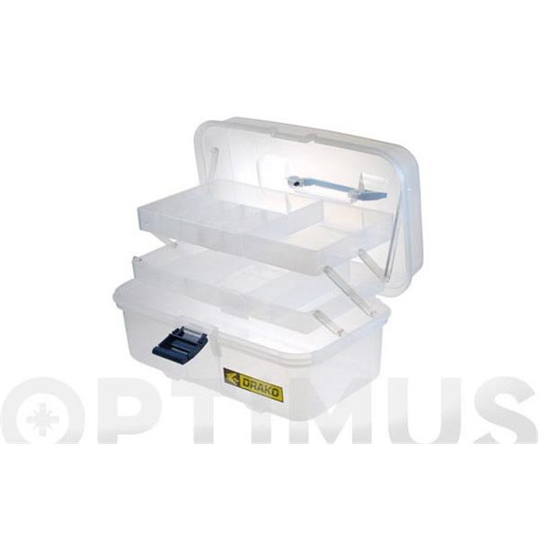 CAJA MULTIUSO PLASTICO TRANSPARENTE 335 X 170 X 205 MM DRAKO