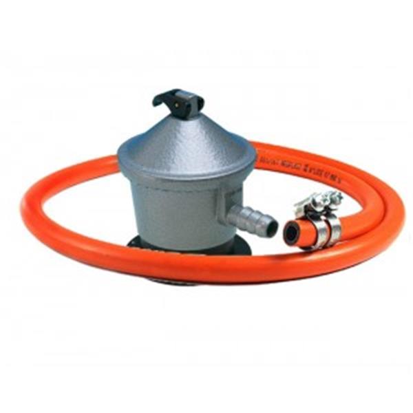 KIT REGULADOR PARA BOMBONA GAS + 1.5 MT MANGUERA BUTANO  COMGAS 