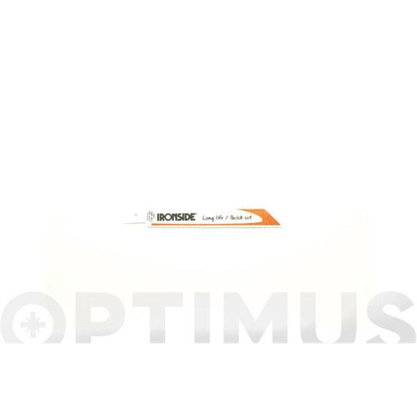 HOJA SIERRA SABLE MULTI MATERIAL (1 UN) S922 VF, C GRUESO Y RECTO, MAX. 100 MM. LONG. 130 MM. IRONSIDE