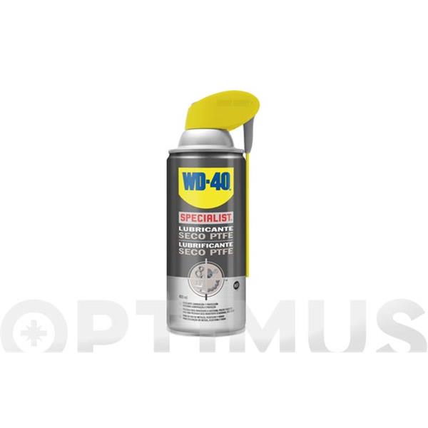 LUBRICANTE SECO CON PTFE SPECIALIST 400 ML. ANTIFRICCI&Oacute;N, SISTEMA APLICACI&Oacute;N DOBLE ACCI&Oacute;N WD-40