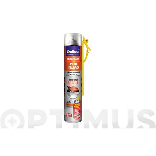 ESPUMA DE POLIURETANO ORBAFOAM TEJA CON CANULA ROJA 750ML QUILOSA