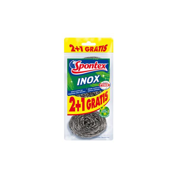 ESTROPAJO BARBACOAS Y PARRILLAS INOX SPONTEX 