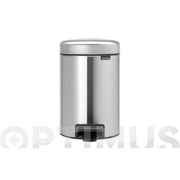 CUBO PEDAL NEW ICON 3 LT ACERO MATE ANTI-HUELLAS BRABANTIA