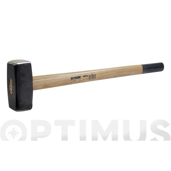 MAZA 5 KG. 800 MM. CABEZA FORJADA DIN 6475 MANGO DE NOGAL AMERICANO IRONSIDE