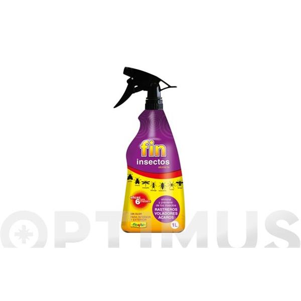 INSECTICIDA FIN PLAGAS + GARRAPATAS Y PULGAS 1 LITRO FLOWER 