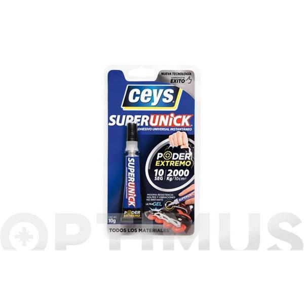 ADHESIVO INSTANTANEO ULTRAUNICK EN GEL 10 GR CEYS