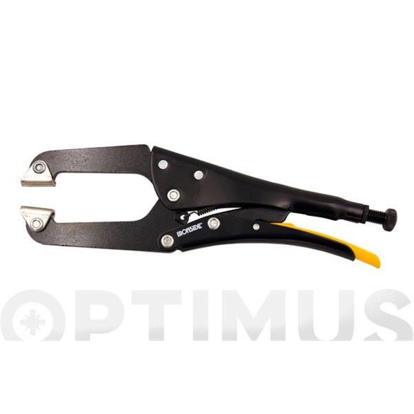 TORNILO APRIETE GRIP DE ACERO OSCILANTES 290 MM 0-100 MM IRONSIDE