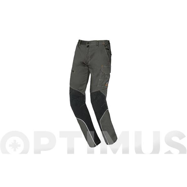 PANTALON STRETCH XTREME CON REFUERZOS GRIS ANTRACITA TALLA L STARTER