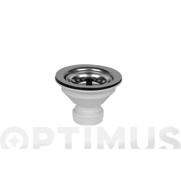 V&Aacute;LVULA FREGADERA CON CESTA TAPON EJE &Oslash; 115 MM MIRTAK