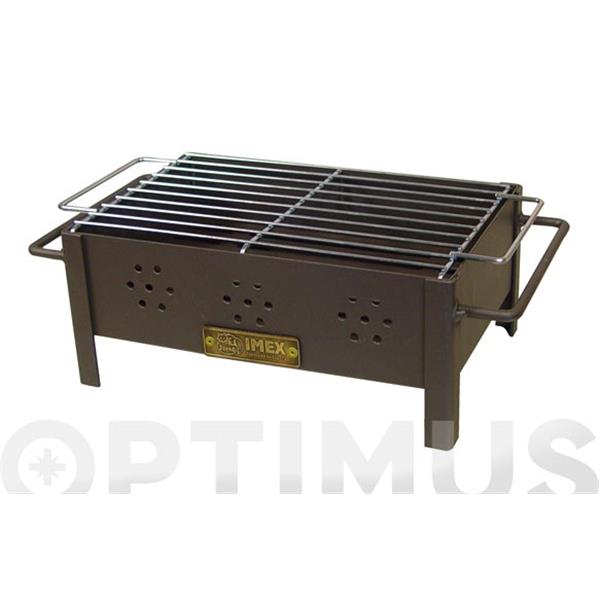 BARBACOA CARBON DE SOBREMESA PARRILLA CINCADA 31 X 21 X 14 CM EL ZORRO
