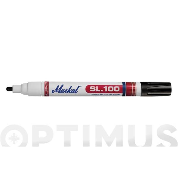ROTULADOR PERMANENTE DE PINTURA SL-100 NEGRO MARKAL
