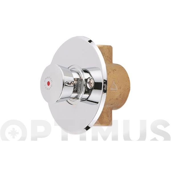 GRIFO EMPOTRAR DUCHA DESCARGA TEMPORIZADA 55  1/2" CROMO PRESTO